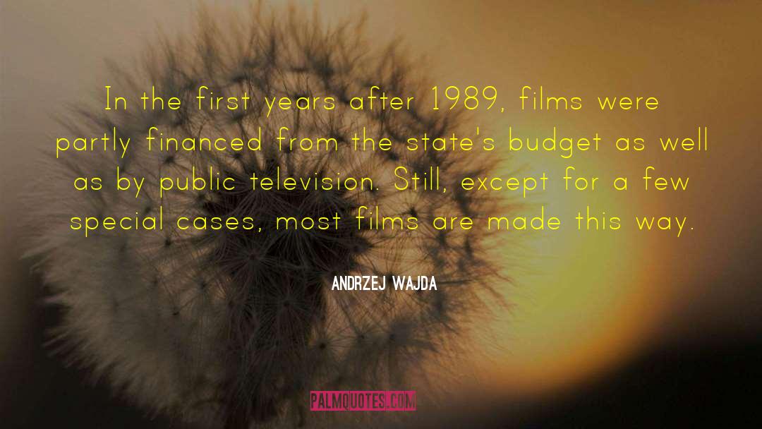 Andrzej Wajda Quotes: In the first years after