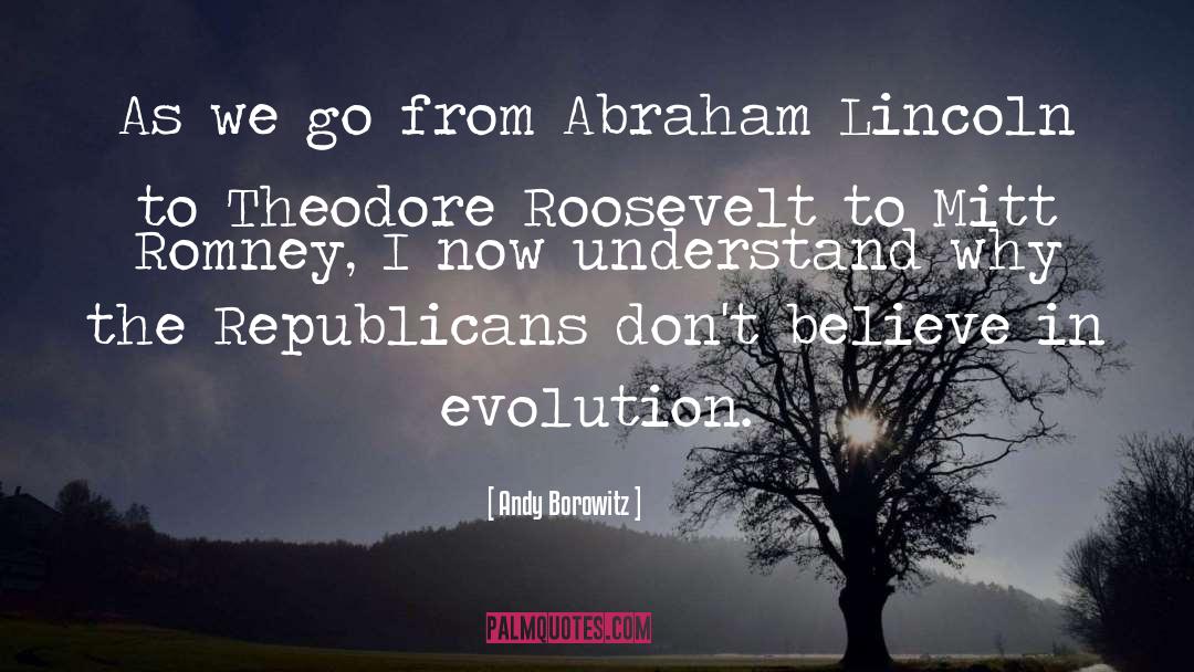 Andy Borowitz Quotes: As we go from Abraham