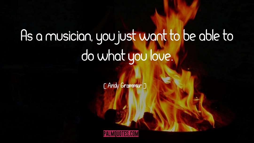 Andy Grammer Quotes: As a musician, you just