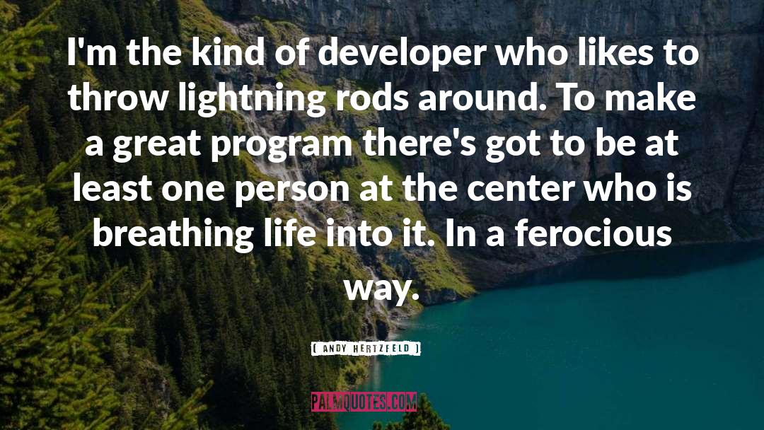 Andy Hertzfeld Quotes: I'm the kind of developer