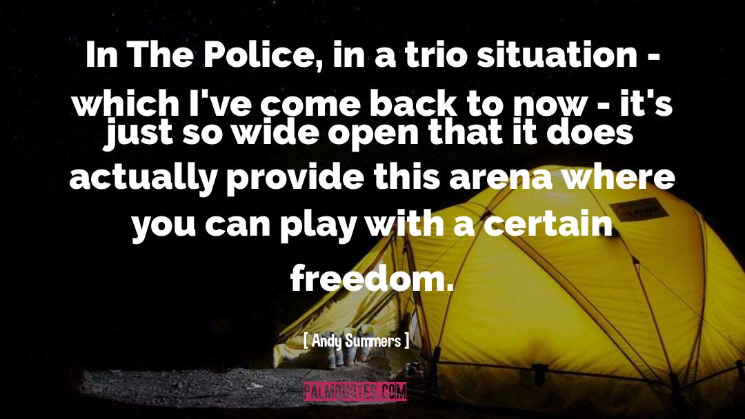 Andy Summers Quotes: In The Police, in a