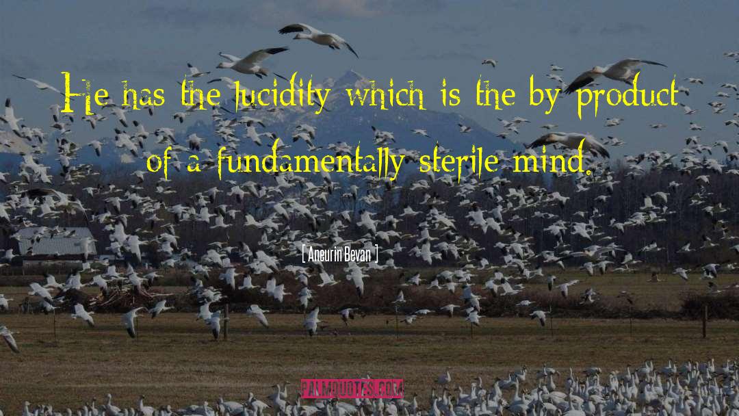 Aneurin Bevan Quotes: He has the lucidity which