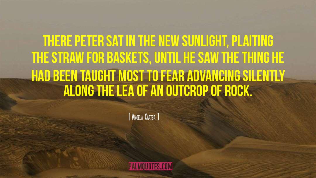 Angela Carter Quotes: There Peter sat in the