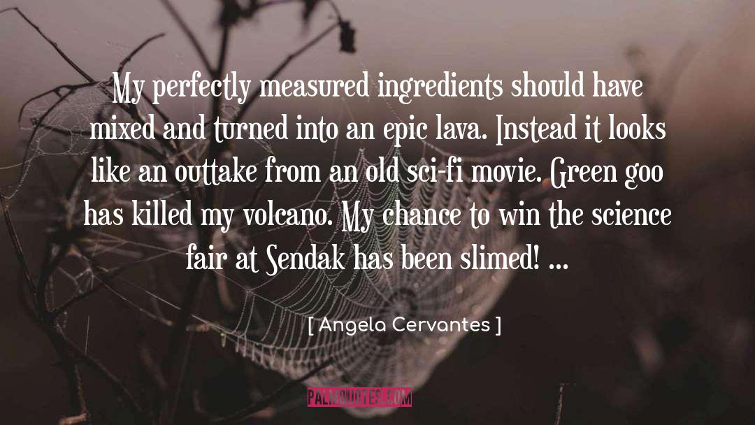 Angela Cervantes Quotes: My perfectly measured ingredients should