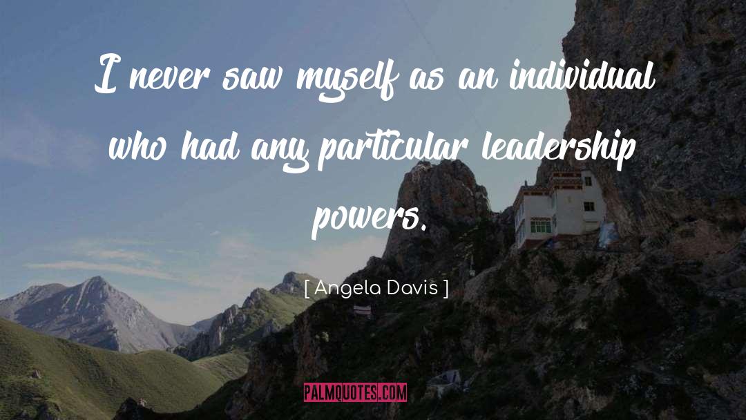 Angela Davis Quotes: I never saw myself as