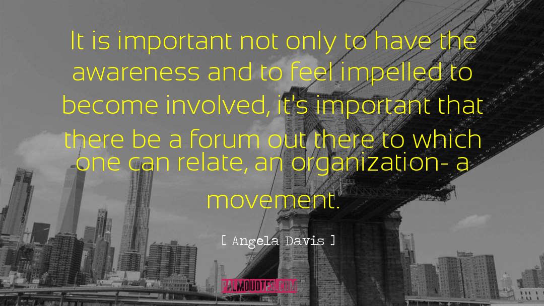 Angela Davis Quotes: It is important not only