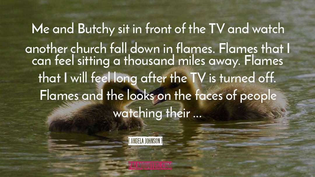 Angela Johnson Quotes: Me and Butchy sit in