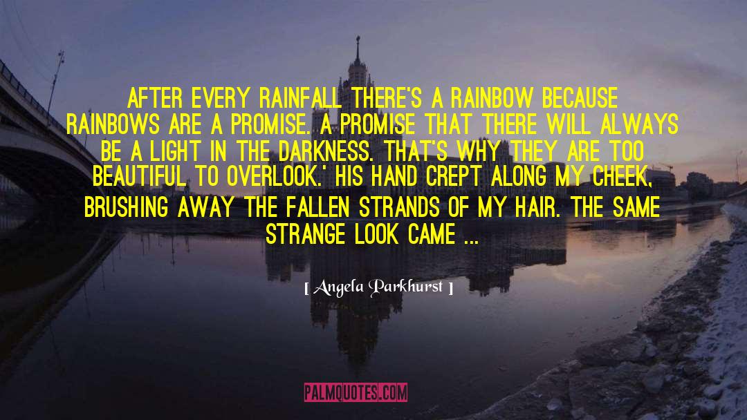 Angela Parkhurst Quotes: After every rainfall there's a