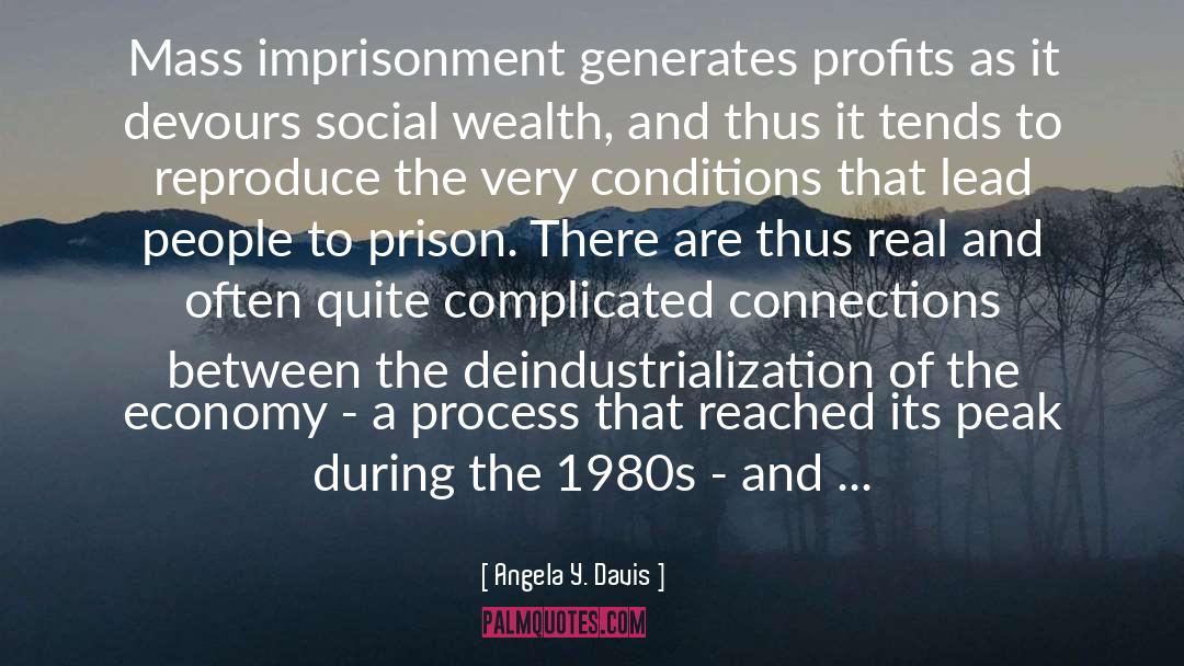Angela Y. Davis Quotes: Mass imprisonment generates profits as