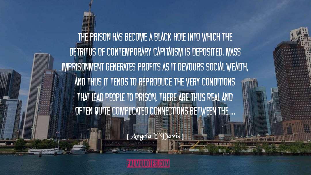 Angela Y. Davis Quotes: The prison has become a