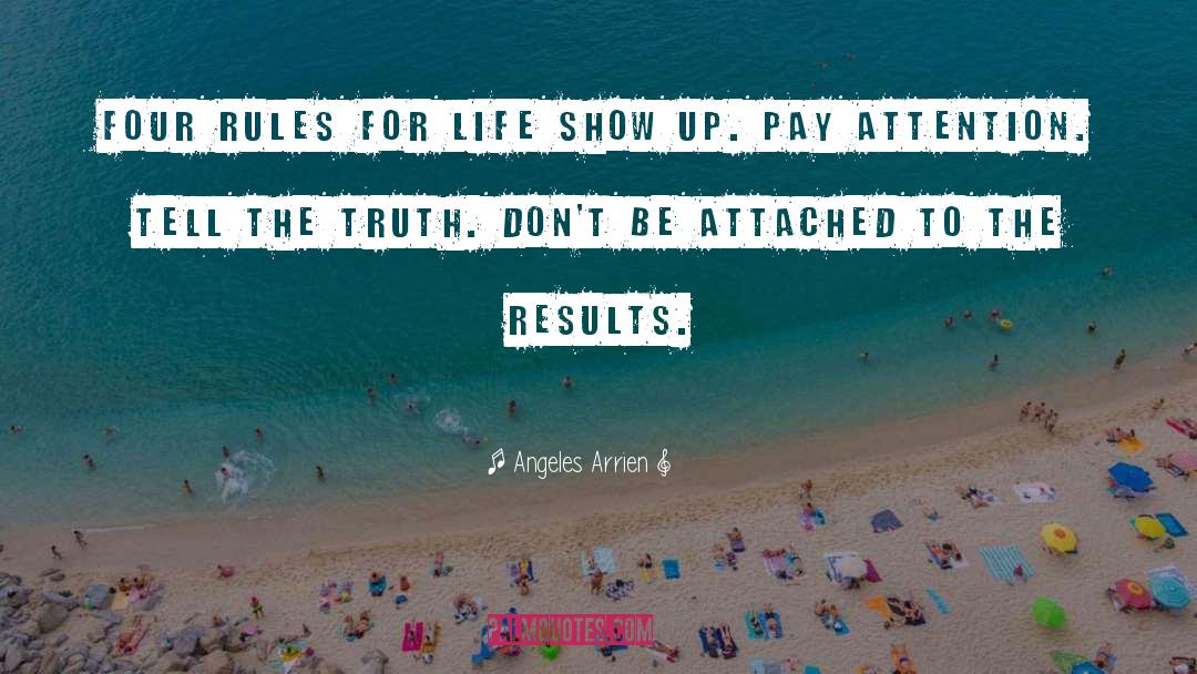 Angeles Arrien Quotes: Four Rules For Life Show