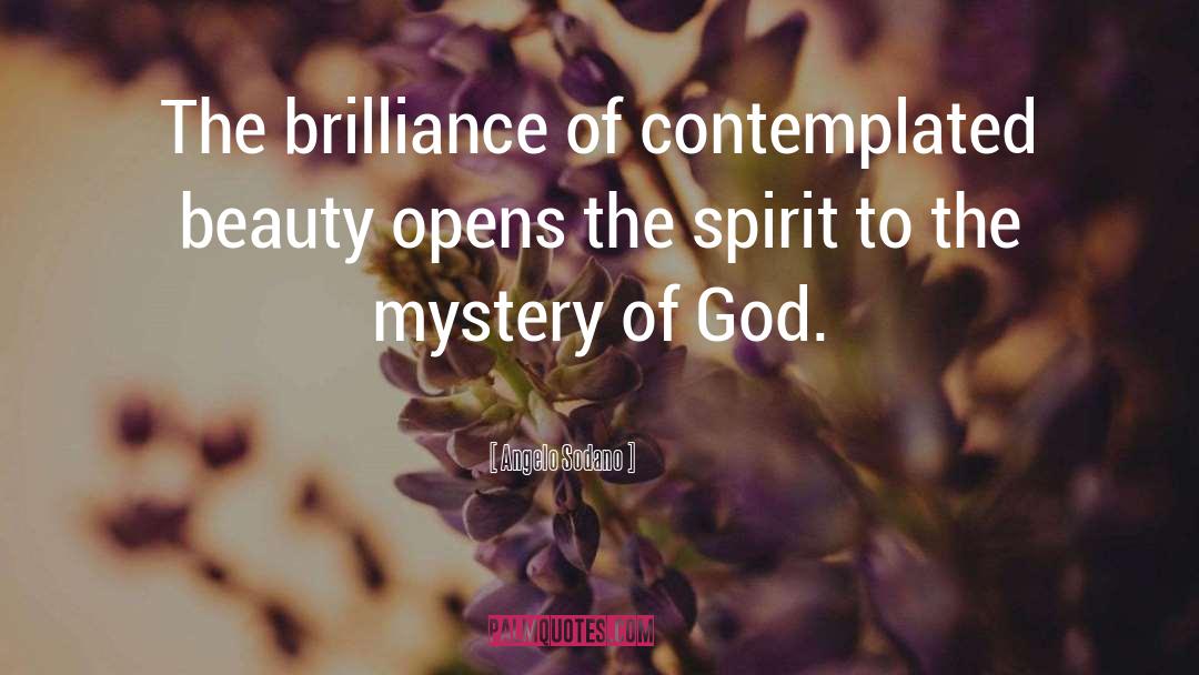 Angelo Sodano Quotes: The brilliance of contemplated beauty