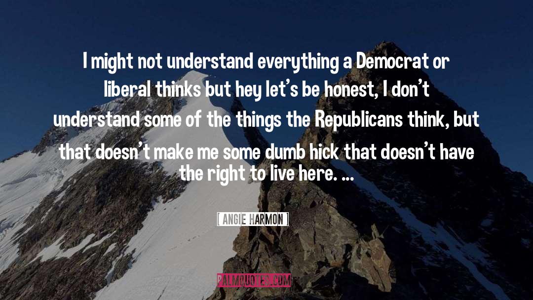 Angie Harmon Quotes: I might not understand everything