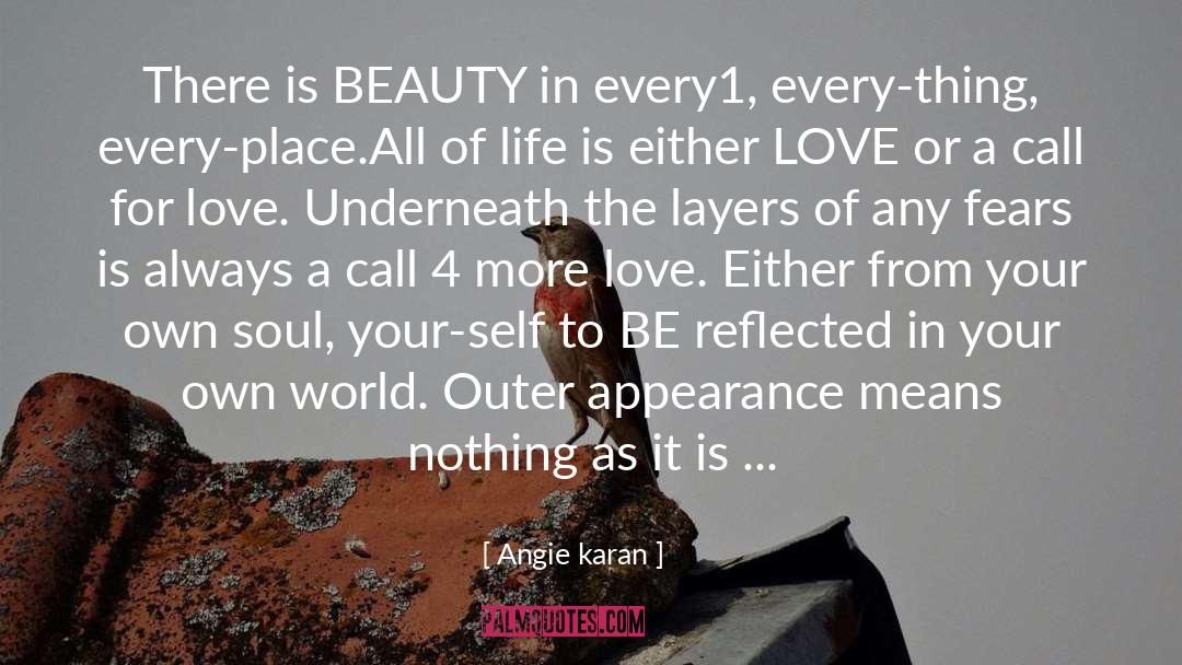 Angie Karan Quotes: There is BEAUTY in every1,