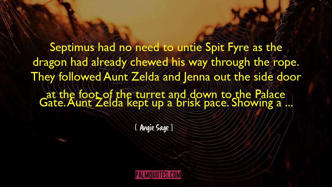 Angie Sage Quotes: Septimus had no need to