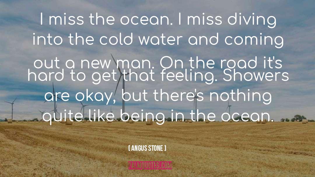 Angus Stone Quotes: I miss the ocean. I