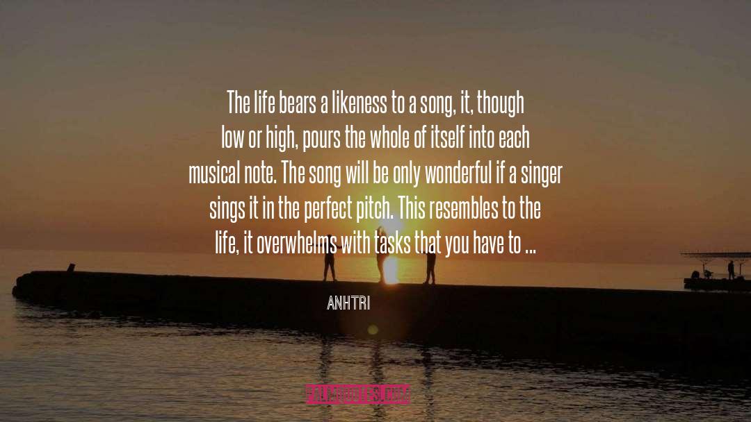 AnhTri Quotes: The life bears a likeness