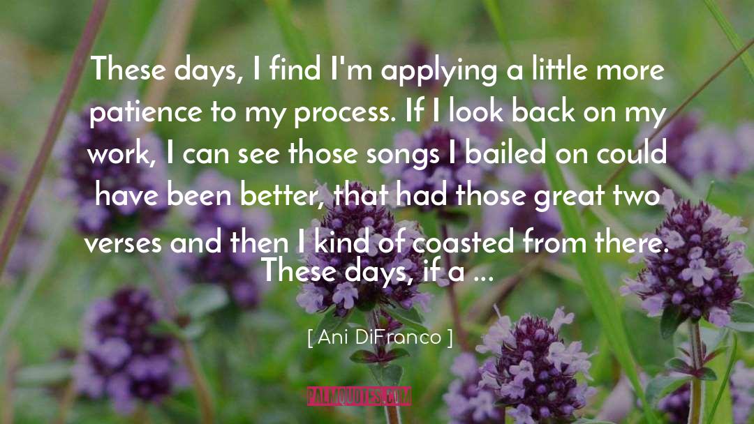 Ani DiFranco Quotes: These days, I find I'm