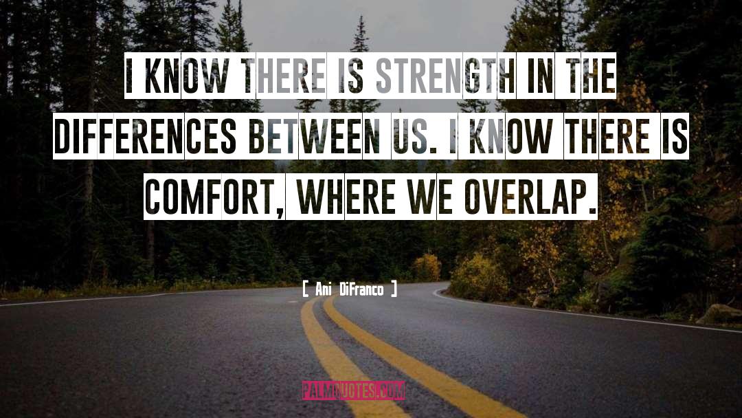 Ani DiFranco Quotes: I know there is strength