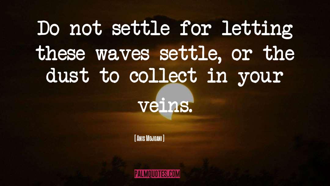 Anis Mojgani Quotes: Do not settle for letting