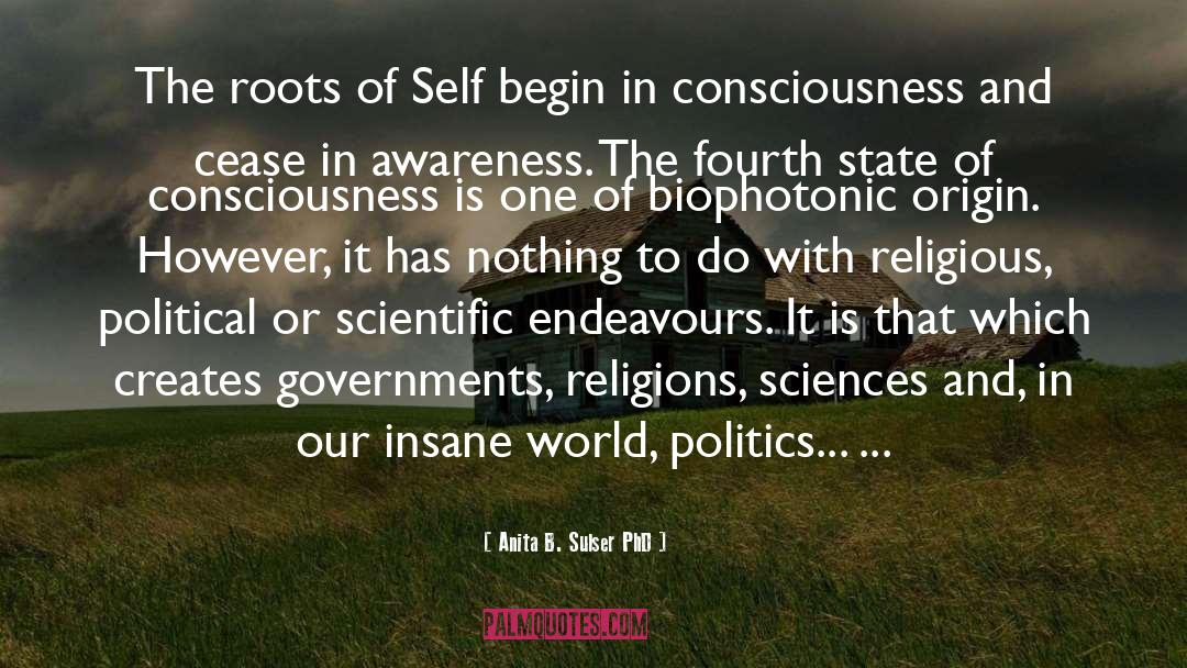 Anita B. Sulser PhD Quotes: The roots of Self begin