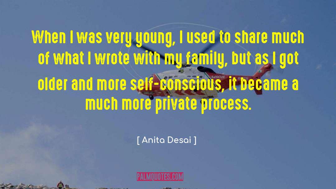 Anita Desai Quotes: When I was very young,