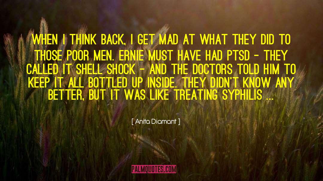 Anita Diamant Quotes: When I think back, I