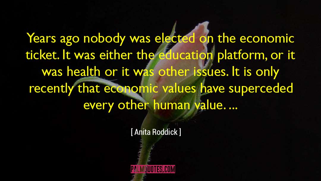 Anita Roddick Quotes: Years ago nobody was elected
