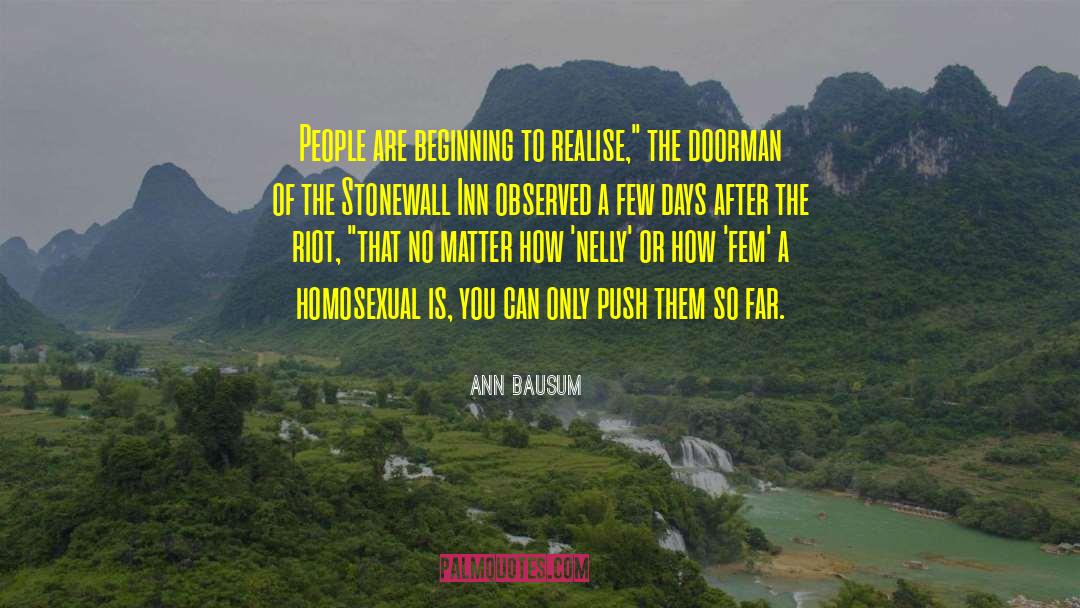 Ann Bausum Quotes: People are beginning to realise,