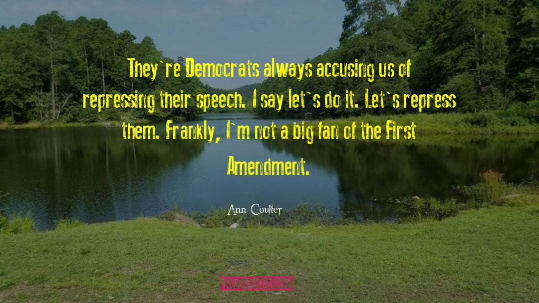 Ann Coulter Quotes: They're Democrats always accusing us