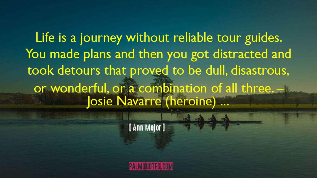 Ann Major Quotes: Life is a journey without