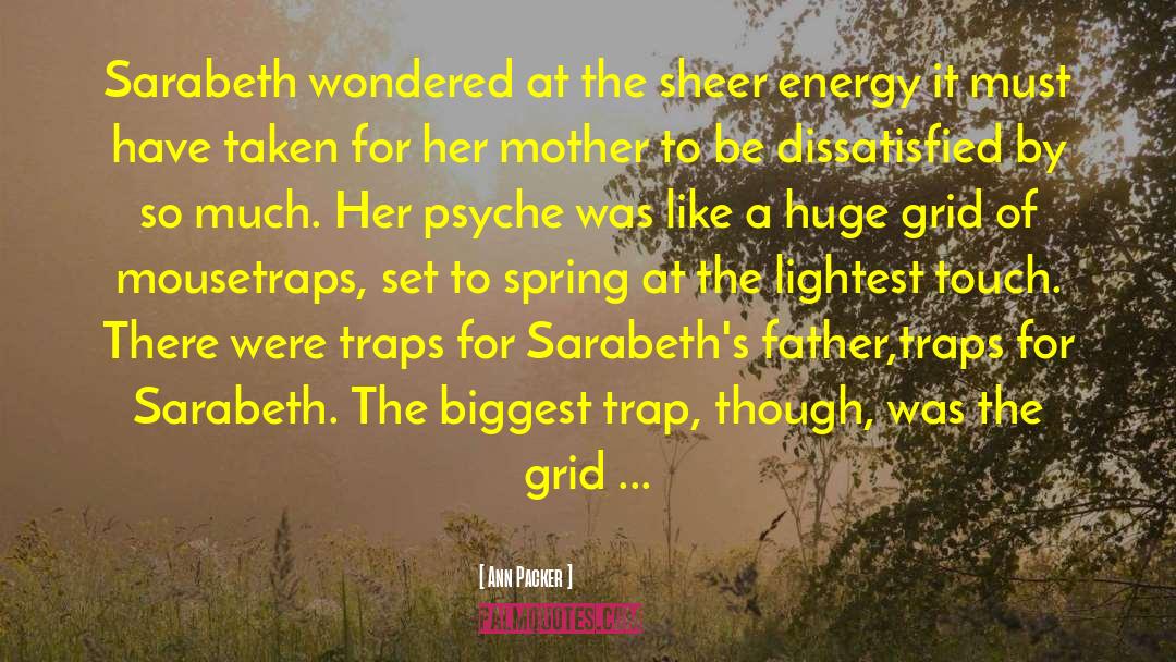 Ann Packer Quotes: Sarabeth wondered at the sheer