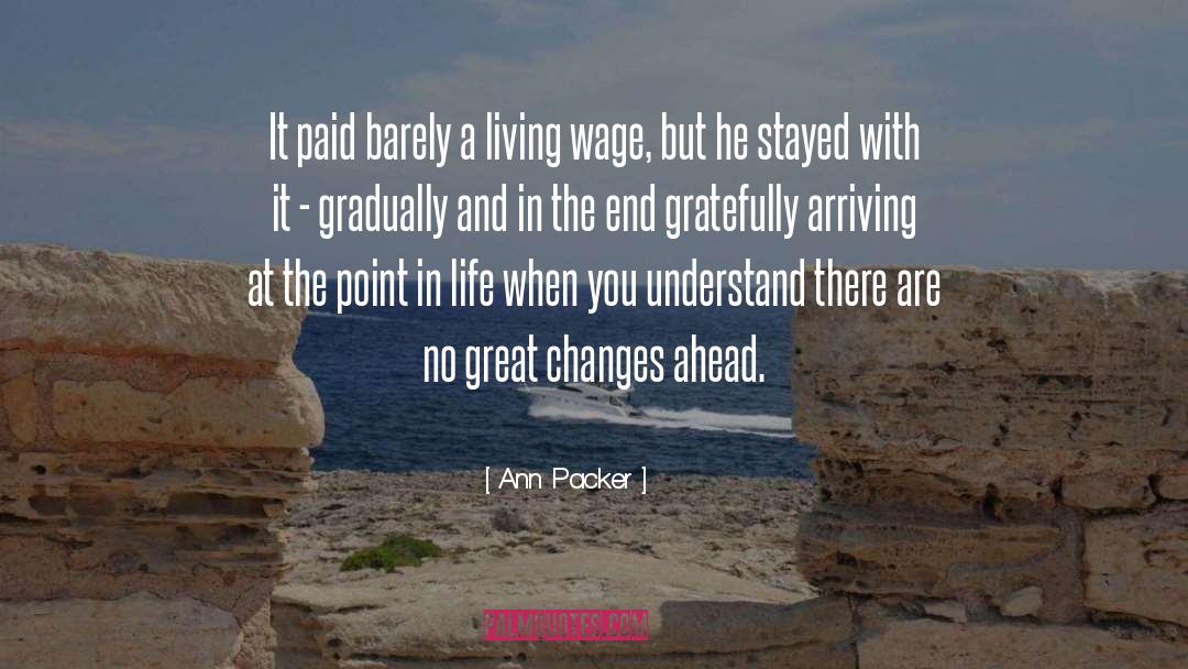 Ann Packer Quotes: It paid barely a living