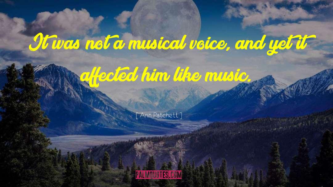 Ann Patchett Quotes: It was not a musical