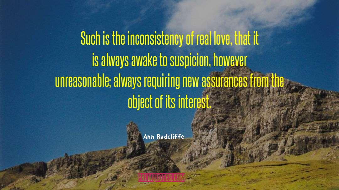 Ann Radcliffe Quotes: Such is the inconsistency of