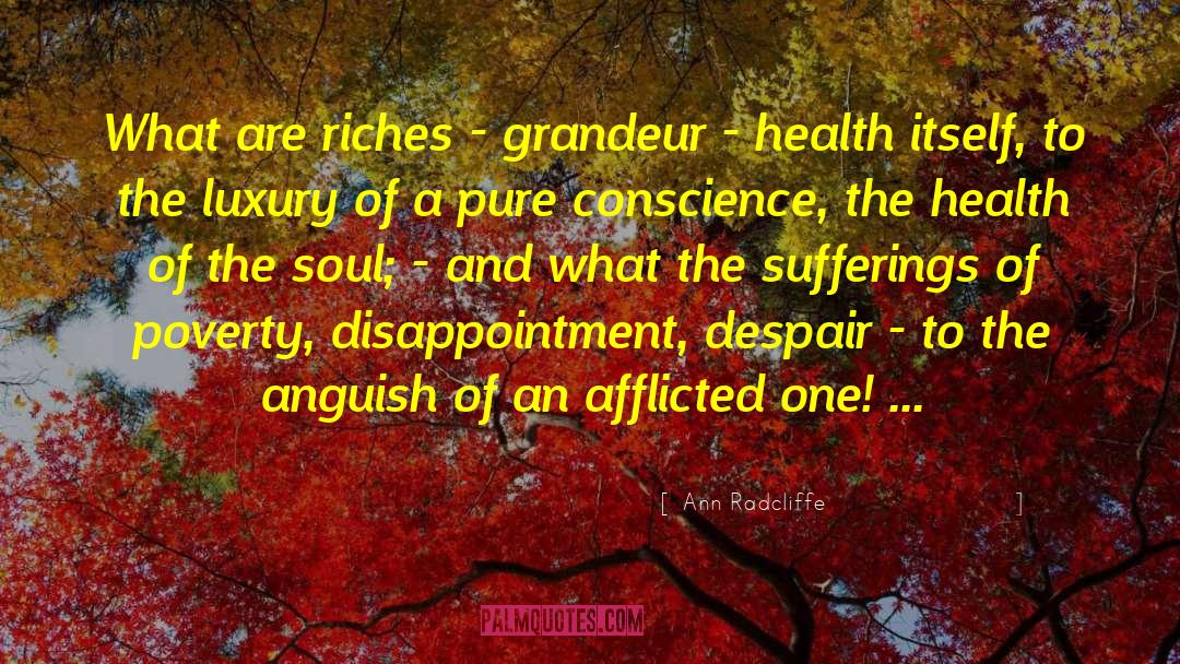 Ann Radcliffe Quotes: What are riches - grandeur