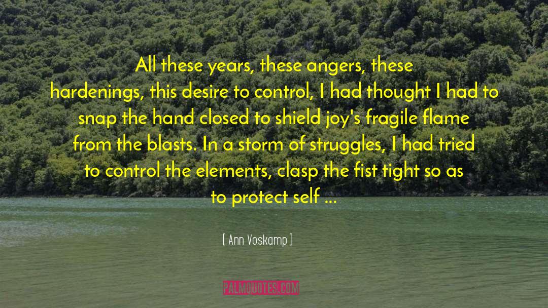 Ann Voskamp Quotes: All these years, these angers,