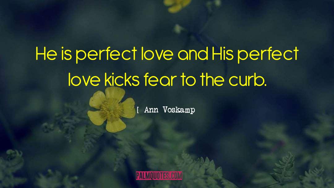 Ann Voskamp Quotes: He is perfect love and