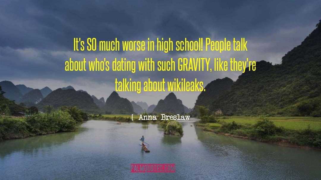 Anna Breslaw Quotes: It's SO much worse in