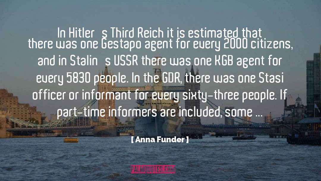 Anna Funder Quotes: In Hitler's Third Reich it