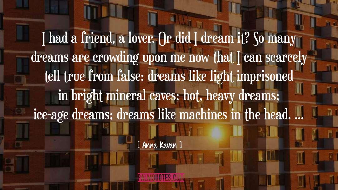 Anna Kavan Quotes: I had a friend, a