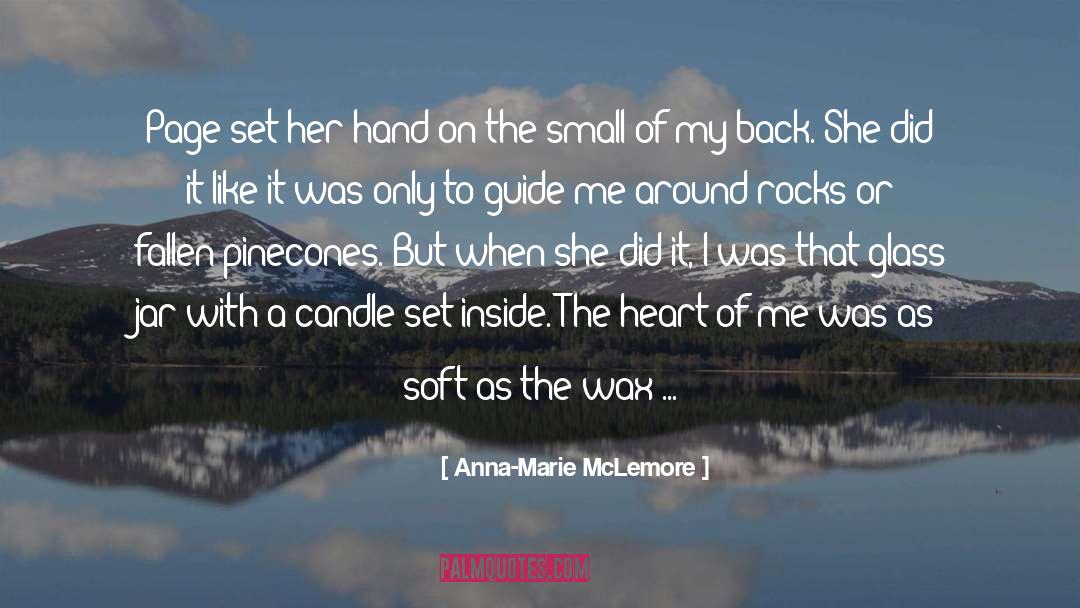 Anna-Marie McLemore Quotes: Page set her hand on