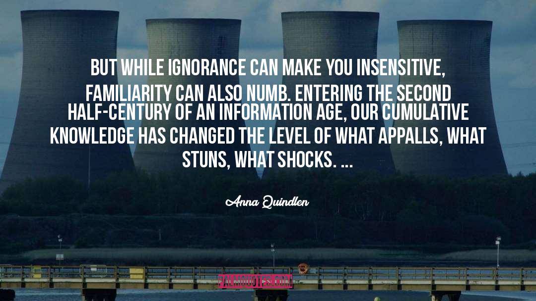 Anna Quindlen Quotes: But while ignorance can make