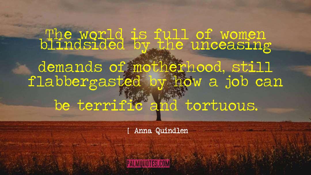 Anna Quindlen Quotes: The world is full of