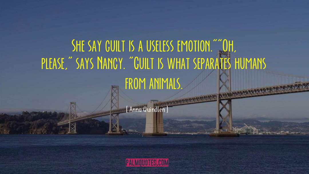 Anna Quindlen Quotes: She say guilt is a