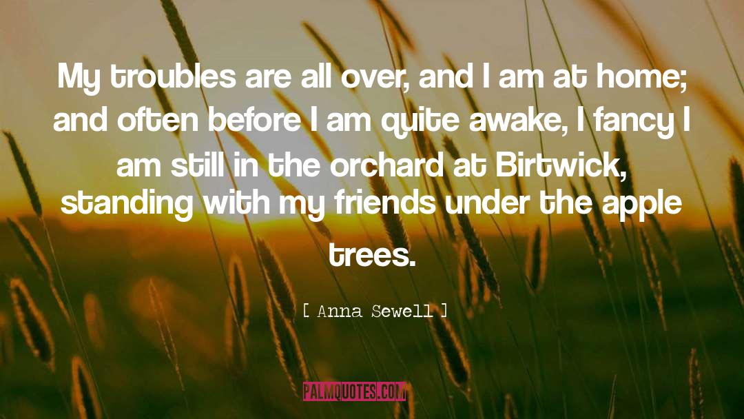 Anna Sewell Quotes: My troubles are all over,