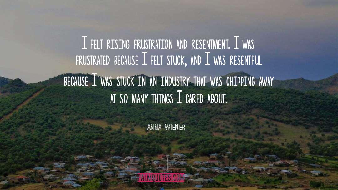 Anna Wiener Quotes: I felt rising frustration and