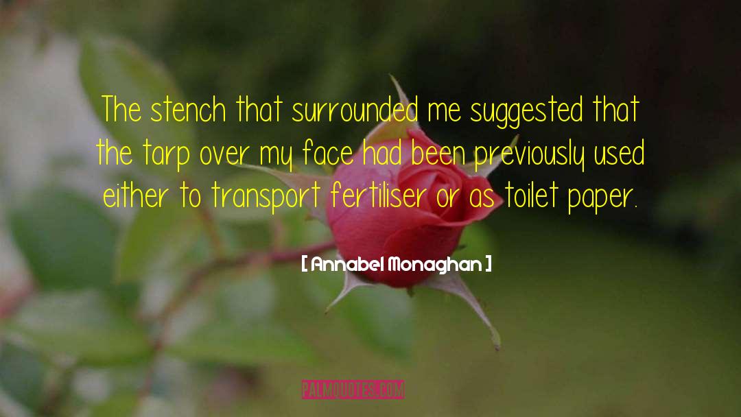 Annabel Monaghan Quotes: The stench that surrounded me