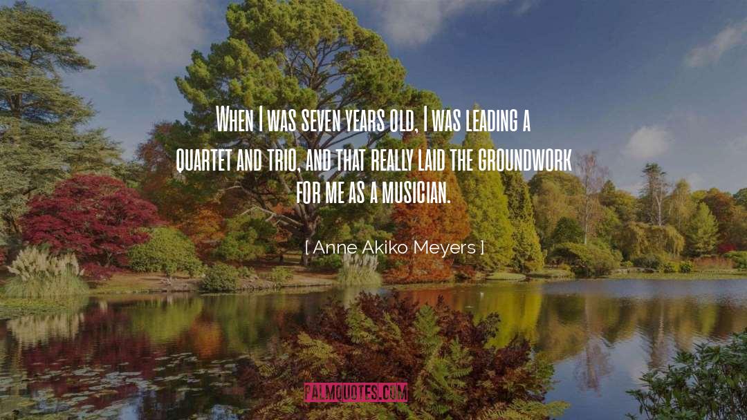 Anne Akiko Meyers Quotes: When I was seven years
