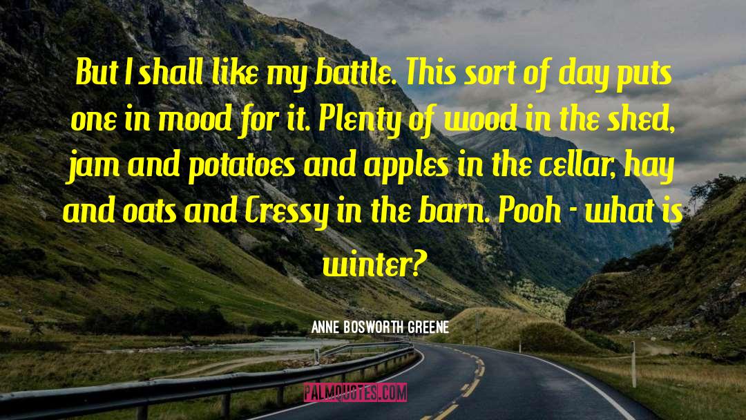 Anne Bosworth Greene Quotes: But I shall like my